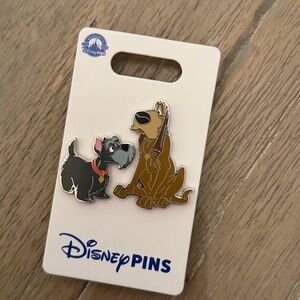 Disney 2024 Lady And The Tramp OE Open Edition Pin Set Jock And Trusty